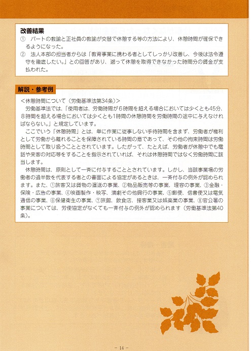休憩時間